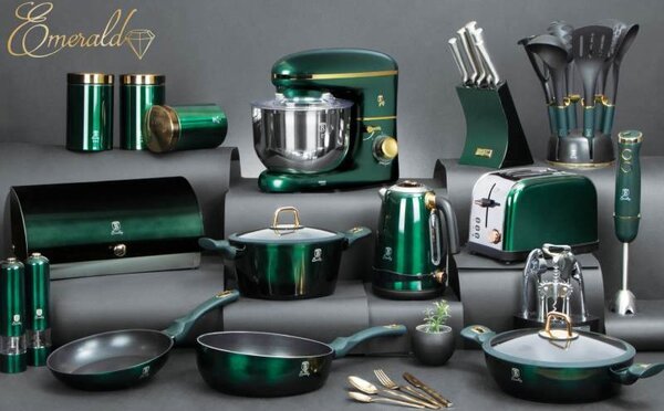 BERLINGERHAUS Pánev hluboká s titanovým povrchem 28 cm Emerald Collection BH-6060