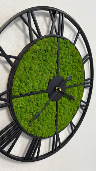 Mechové hodiny 47cm - kruh
