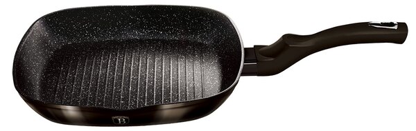 Pánev grilovací s poklicí 28 cm Shiny Black Collection