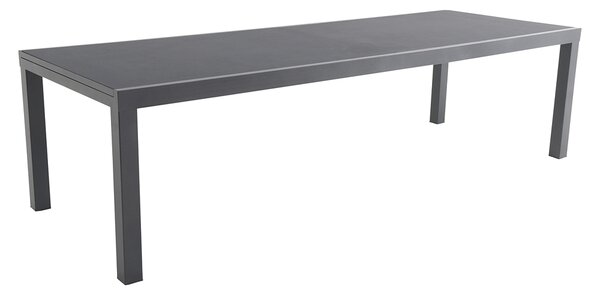 Sunfun Maja Zahradní stůl rozkládací XL, 280–380 × 100 × 74 cm, hliník, sklo