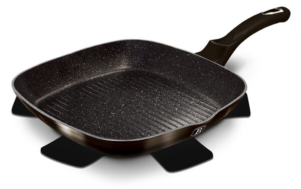 Pánev grilovací s mramorovým povrchem 28 cm Shiny Black Collection