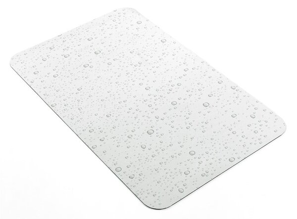 Světle šedá koupelnová předložka 50x120 cm Splash – douceur d'intérieur
