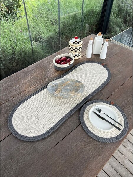 Jutový běhoun na stůl 35x100 cm Wicker – Mila Home Luxury