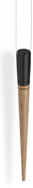 Designové nástěnné hodiny Nomon Pendulo Premium, dub-grafit