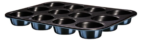 Forma na muffiny s nepřilnavým povrchem 12 ks Aquamarine Metallic Line