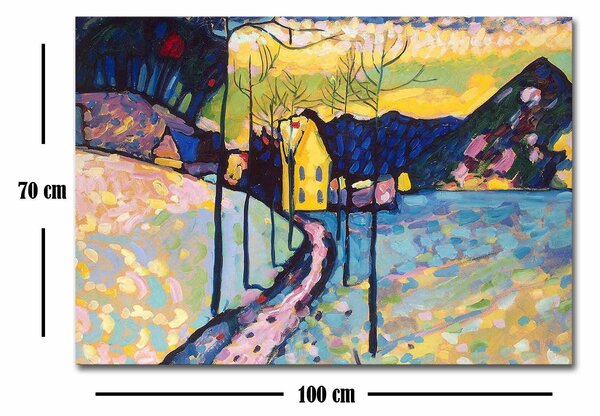 ASIR Obraz na plátně Wassily Kandinsky – Zimní krajina