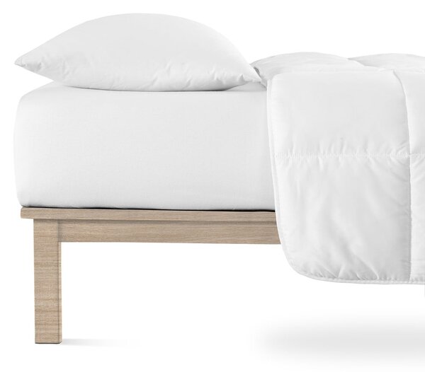 Bílé napínací prostěradlo jersey 180x200 cm Boxspring – Andrea Simone