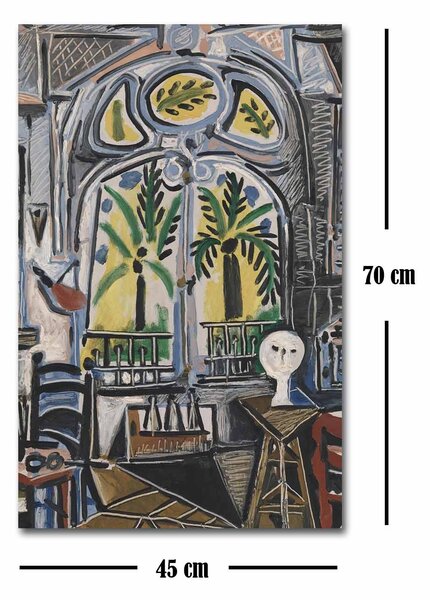 ASIR Obraz na plátně Pablo Picasso – Ateliér 1955
