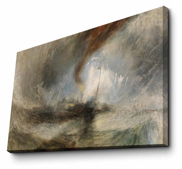 ASIR Obraz na plátně J. M. W. Turner – Sněhová bouře