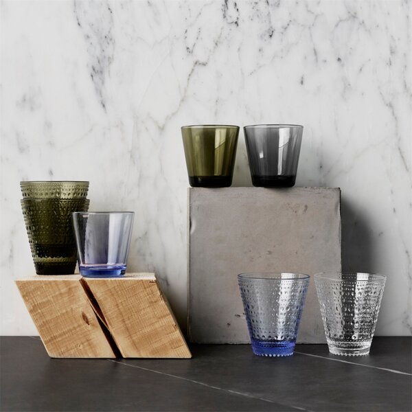 Iittala Sklenice Kartio 0,21l, 2ks, modré aqua