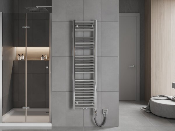 Mexen Hades, elektrické topné těleso 1500 x 400 mm, 600 W, chromová, W104-1500-400-2600-01