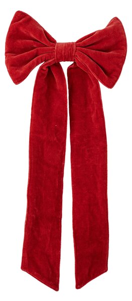 Dekorativní sametová mašle Ruby Red