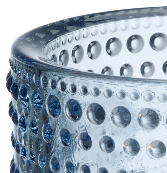 Iittala Svícen Kastehelmi, modrý aqua