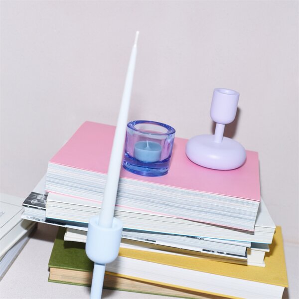 Iittala Svícen Kivi, modrý aqua