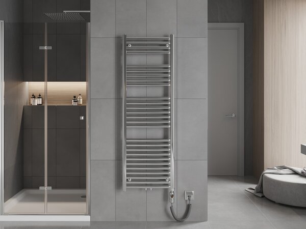 Mexen Hades, elektrické topné těleso 1500 x 500 mm, 600 W, chromová, W104-1500-500-2600-01