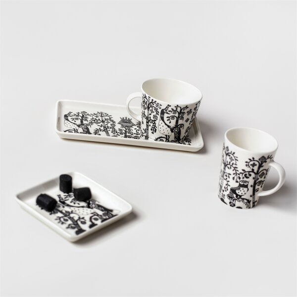Iittala Talíř Taika 12x24cm, černý