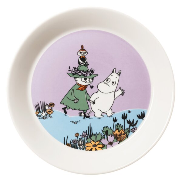Arabia Talíř Moomin Friends forever 19cm