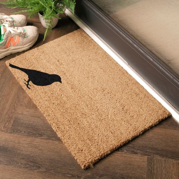Rohožka z kokosového vlákna 40x60 cm Bird – Artsy Doormats