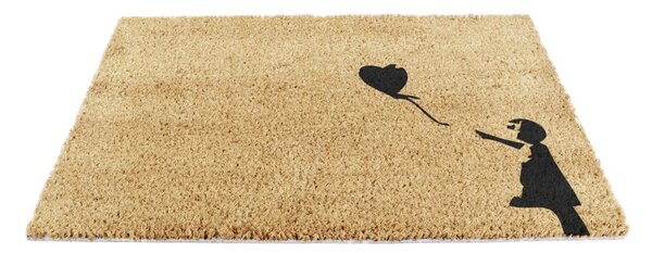 Rohožka z kokosového vlákna 40x60 cm Girl With a Ballon – Artsy Doormats
