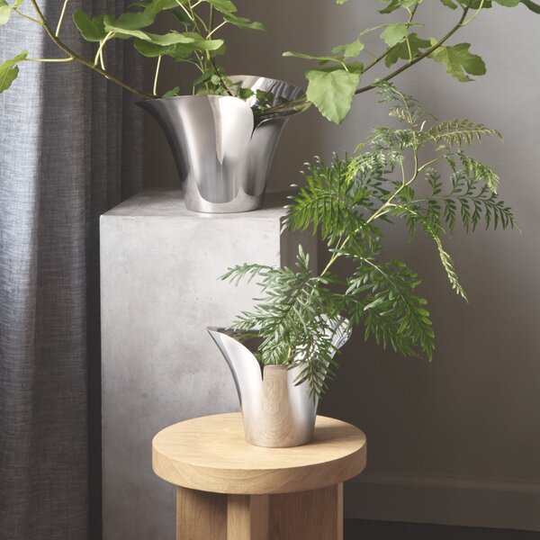 Nerezový obal na květináč Bloom Botanica 19 cm