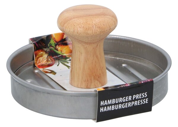 Alpina Lis na hamburger 13x13x6 cm kov/dřevo