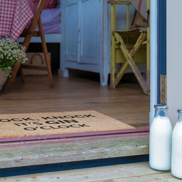 Rohožka z kokosového vlákna 40x60 cm Gin O'Clock – Artsy Doormats