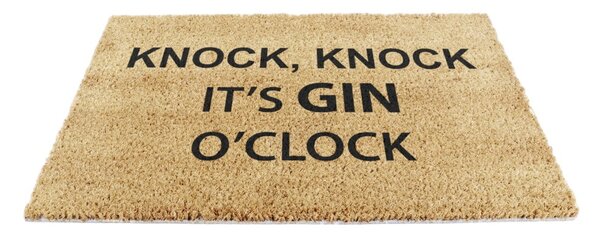 Rohožka z kokosového vlákna 40x60 cm Gin O'Clock – Artsy Doormats