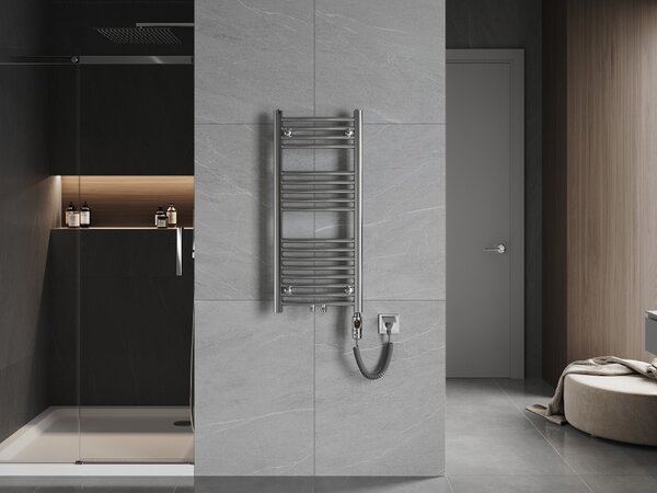 Mexen Ares, elektrické topné těleso 900 x 400 mm, 300 W, chromová, W102-0900-400-2300-01