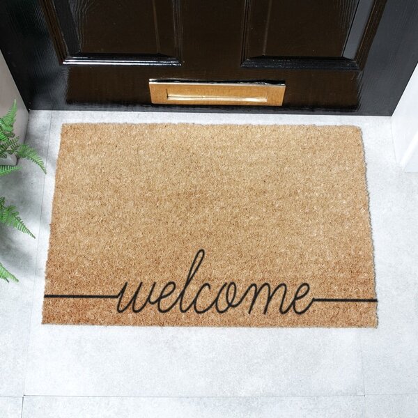 Rohožka z kokosového vlákna 40x60 cm Curly – Artsy Doormats