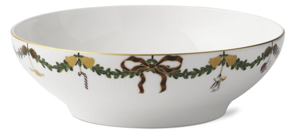 Porcelánová mísa Star Fluted Christmas 25 cm