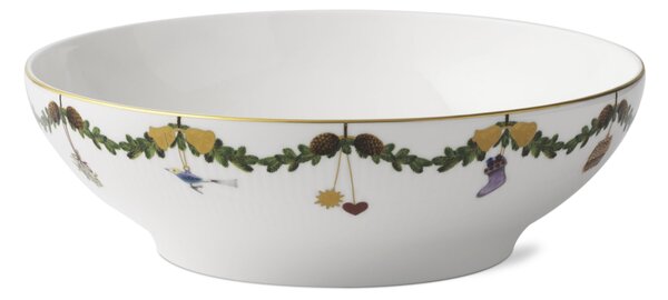 Porcelánová mísa Star Fluted Christmas 25 cm