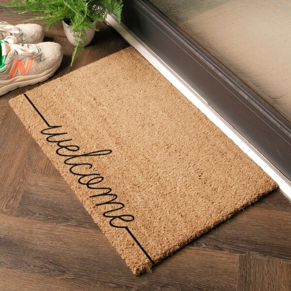 Rohožka z kokosového vlákna 40x60 cm Curly – Artsy Doormats
