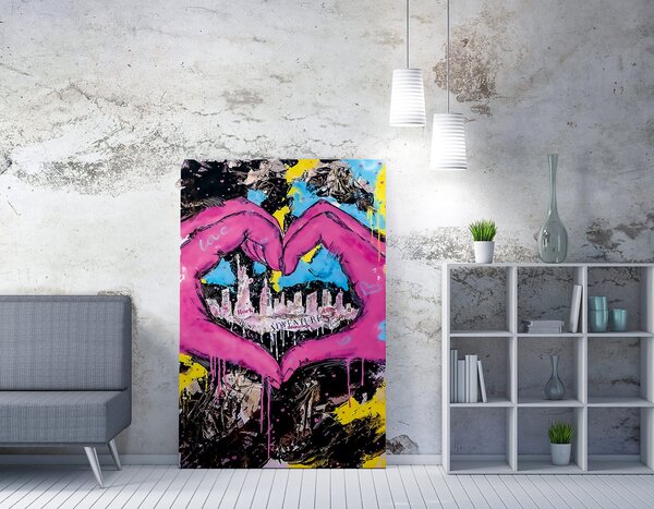 ASIR Obraz na plátně SRDCE 70 x 100 cm