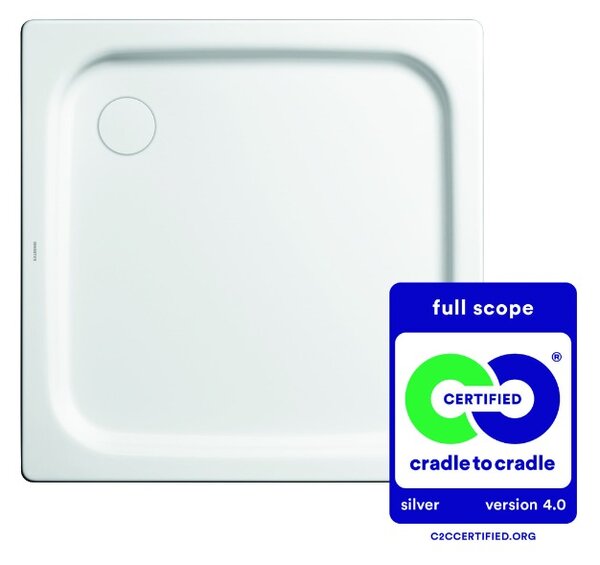 Kaldewei Duschplan - Sprchová vanička 800x800 mm, alpská bílá 440500010001