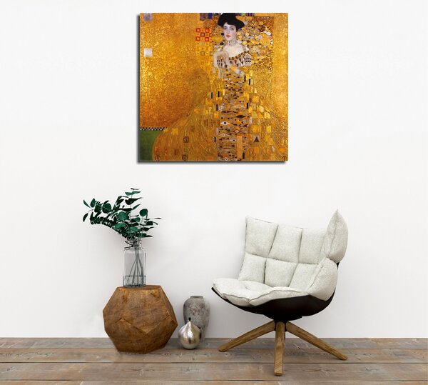 ASIR Obraz na plátně ADELE OD GUSTAVA KLIMTA 45 x 45 cm