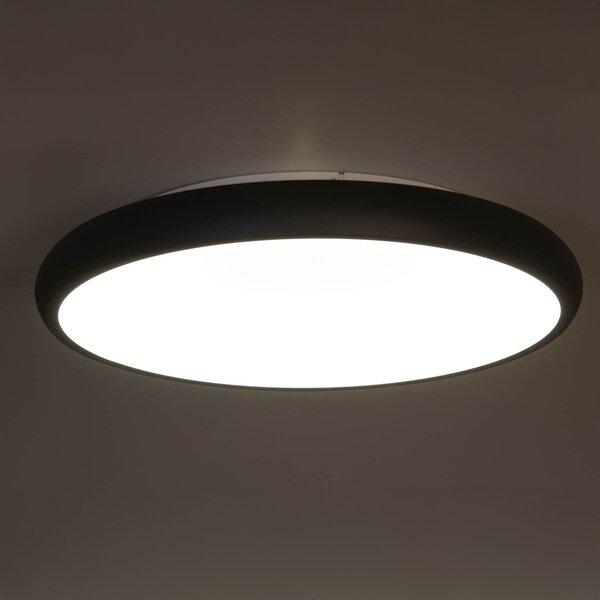 Moderní stropní svítidlo černé 60 cm včetně stmívatelné LED - Cardona