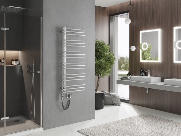 Mexen Neptun, elektrické topné těleso 1200 x 500 mm, 600 W, chromová, W101-1200-500-2600-01