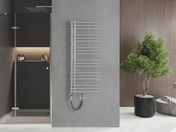 Mexen Neptun, elektrické topné těleso 1200 x 500 mm, 600 W, chromová, W101-1200-500-2600-01