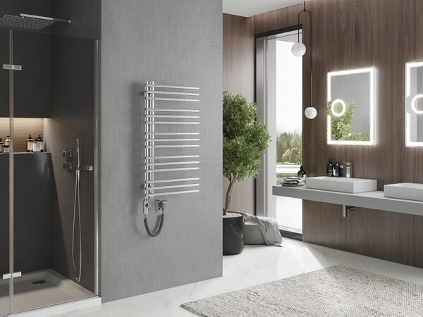 Mexen Neptun, elektrické topné těleso 900 x 500 mm, 300 W, chromová, W101-0900-500-2300-01