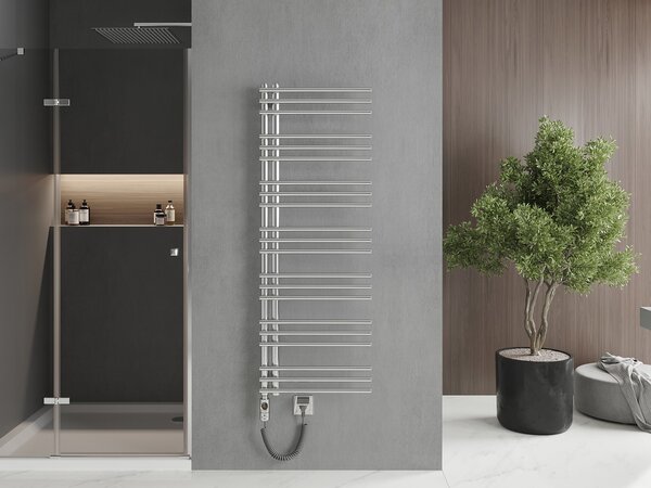 Mexen Neptun, elektrické topné těleso 1400 x 500 mm, 600 W, chromová, W101-1400-500-2600-01