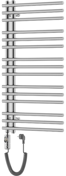 Mexen Neptun, elektrické topné těleso 900 x 500 mm, 300 W, chromová, W101-0900-500-2300-01