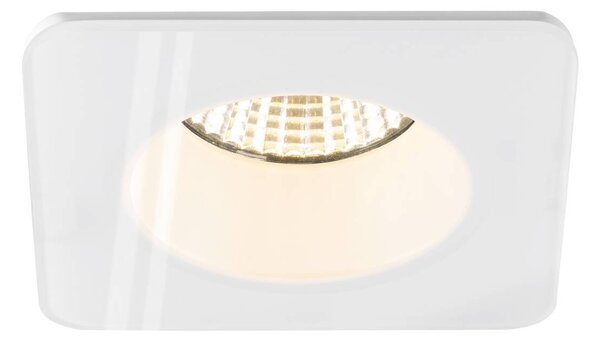LA 1007339 NEW TRIA® 68 kroužek pro vestavbu do stropu, D: 8,3 Š: 8,3 H: 3,55 cm, IP 65, vč. skla, bílá - BIG WHITE (SLV)