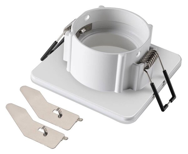 LA 1007339 NEW TRIA® 68 kroužek pro vestavbu do stropu, D: 8,3 Š: 8,3 H: 3,55 cm, IP 65, vč. skla, bílá - BIG WHITE (SLV)