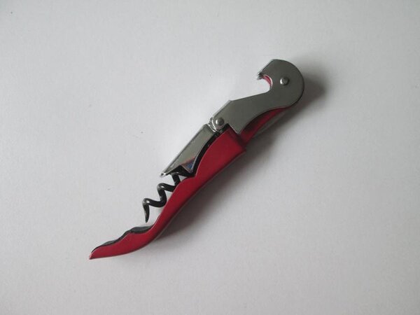 Toro Kovový číšnický otvírák 11 cm, červený