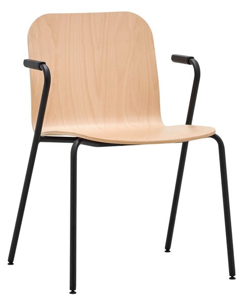 RIM - Židle LAMBDA WOOD LA 4011.091 s područkami