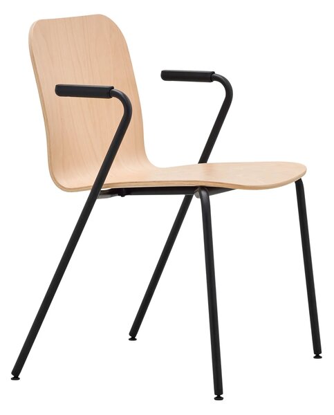 RIM - Židle LAMBDA WOOD LA 4011.091 s područkami