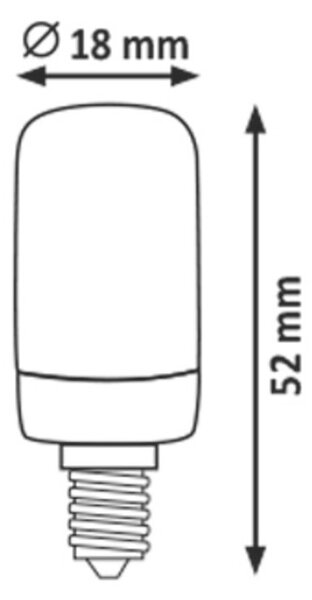Rabalux Smd-Led led žárovka 1x2 W 3000 K E14 1588