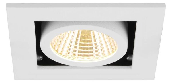 LA 1007552 KADUX stropní zápustné svítidlo, 3000 K, 38°, IP 20, čtvercové, bílá - BIG WHITE (SLV)