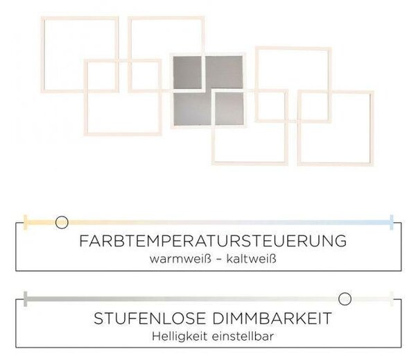 Paul Neuhaus Stropní LED svítidlo Q-INIGO, 60W, d. 107,5 cm, ZigBee, CCT 2700- 5000K