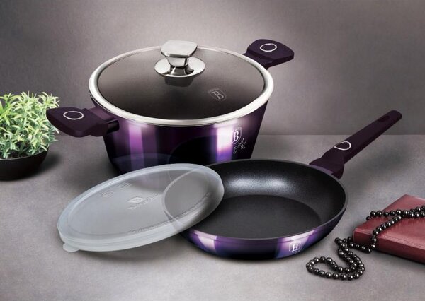 Pánev s titanovým povrchem 28 cm Purple Eclipse Collection